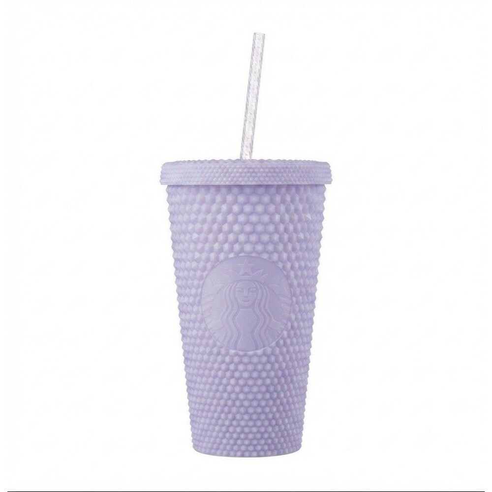 2021 Starbucks Holiday Winter Iced Lilac White 16oz Cold Cup Tumbler